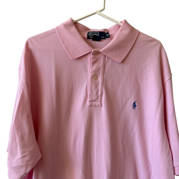 POLO RALPH LAUREN 2 BUTTON POLO SHIRT SS LOGO VACATION PREPPY SUMMER CASUAL 2XB - Picture 1 of 11